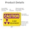 Signmission Radiation & Laser Sign, 18 in H x 24 in W, Aluminum, Rectangle OS-2PACK-CR-A-1824-L-10198 - alternate 5